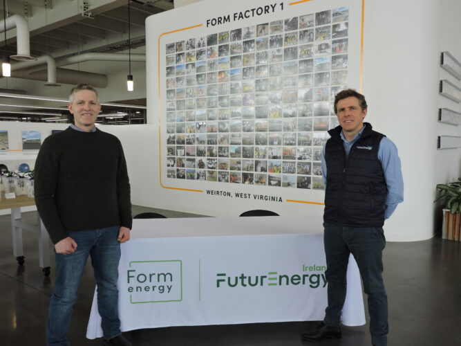 Form Energy Announces First International Agreement With Irish Company